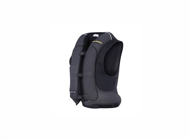 Gilet airbag protégeant le dos, la nuque et le thorax
